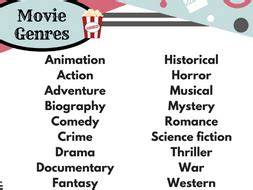 All movie Genres for free .